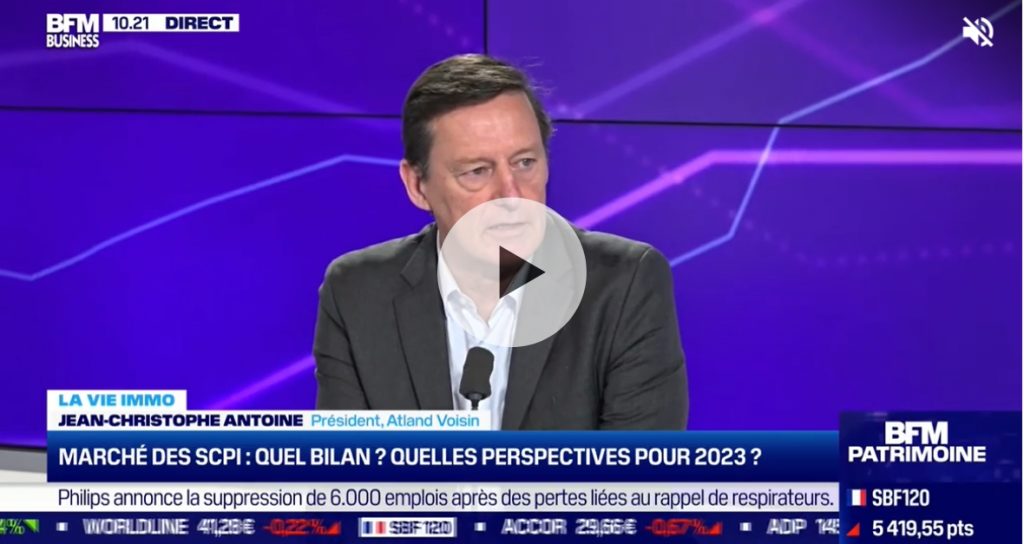 Bilan 2022 SCPI interview Jean-Christophe ANTOINE BFM